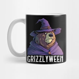 Grizzly as Witch - Grizzly Bear Halloween Mug